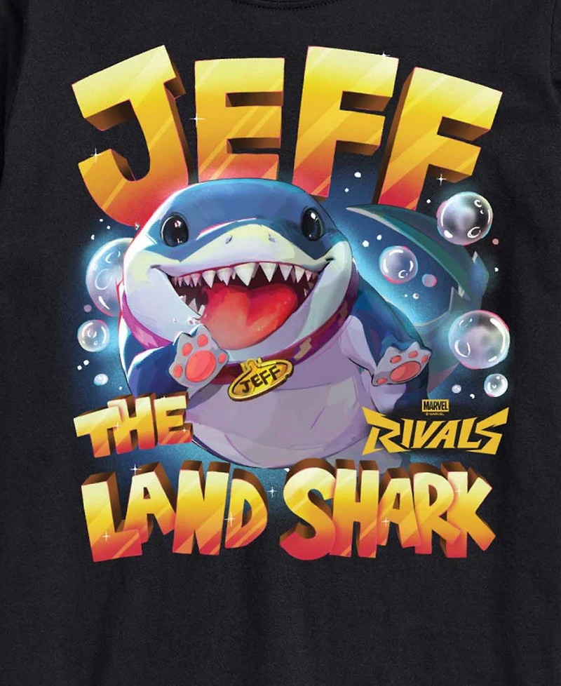 Airwaves Men's Marvel Rivals Jeff The Landshark Graphic T-Shirt