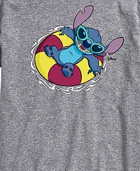 Airwaves Men's Lilo And Stitch Tube Floaty Graphic T-Shirt