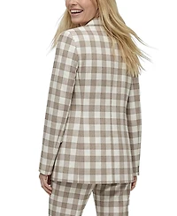 Lily and Lionel London Women's Oatley Check Print Blazer Jacket