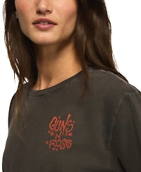 Lucky Brand Women's Guns N' Roses Graphic Print Boyfriend T-Shirt