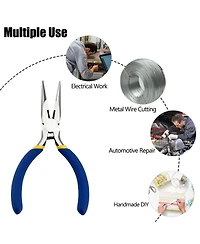 Xdovet Nose Pliers Set Long Mini Wire Bending Making