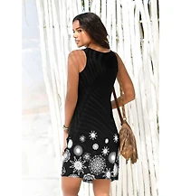 Lascana Women's Sleeveless Printed Dress