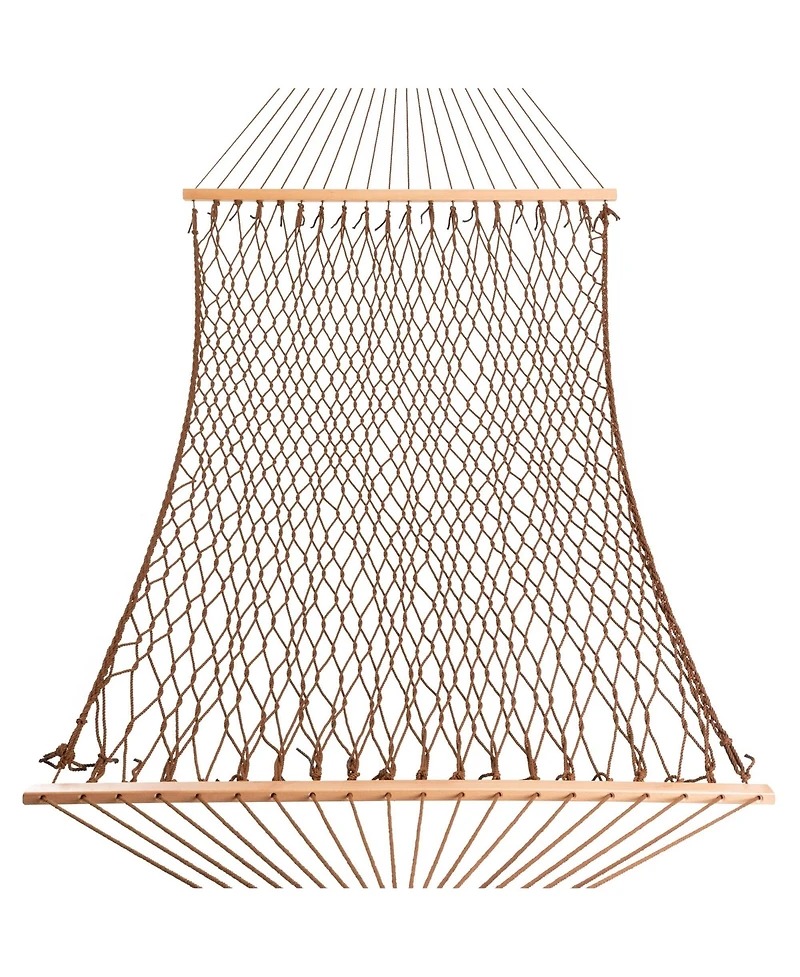 Aofar 13 Ft Castaway Living Double Traditional Hand Woven Rope Hammock