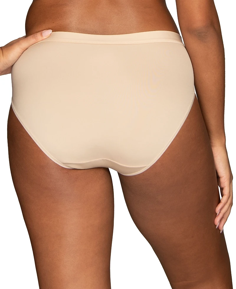 Vanity Fair Lingerie Women's Beyond Comfort Ultimate Stretch Hi-Cut Brief, 3-Pack