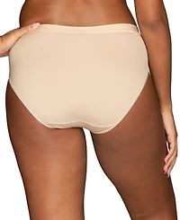 Vanity Fair Lingerie Women's Beyond Comfort Ultimate Stretch Hi-Cut Brief, 3-Pack