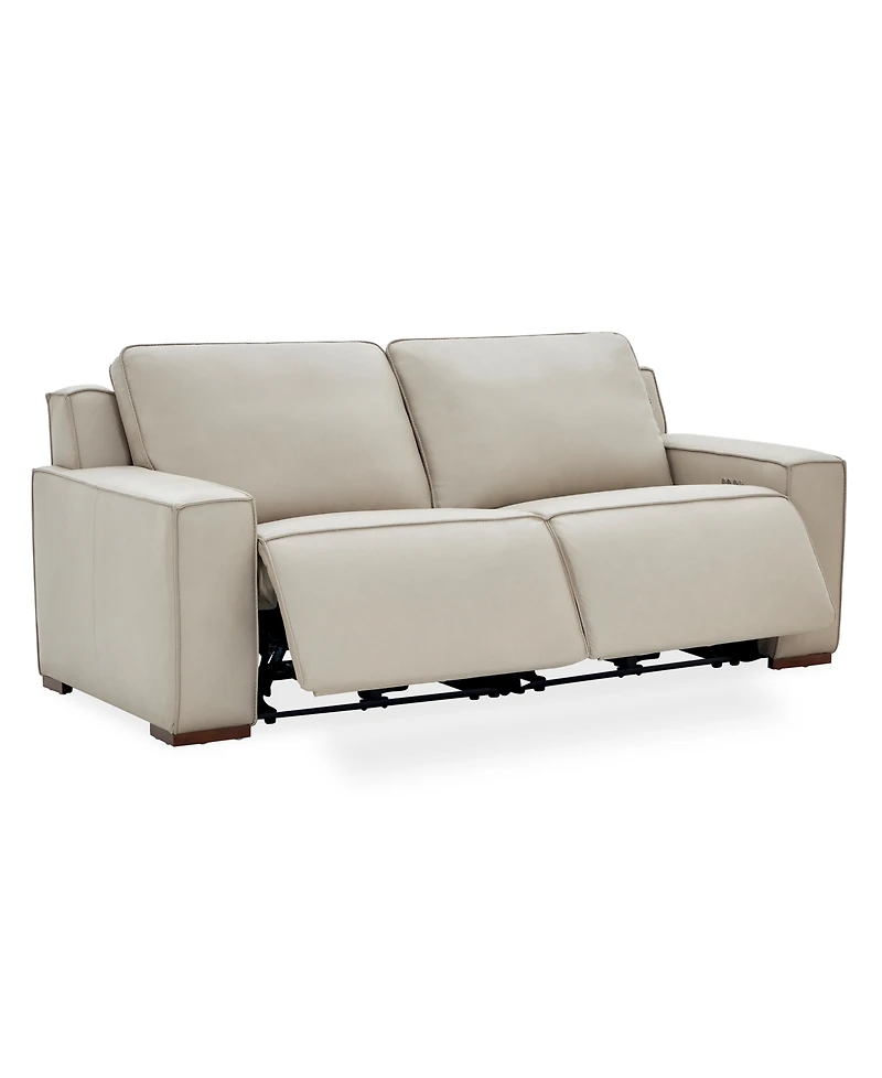 Aspen 2 Pm 2-Piece Leather Sofa Set (Laf Recliner, Raf Recliner), Macy's Exclusive