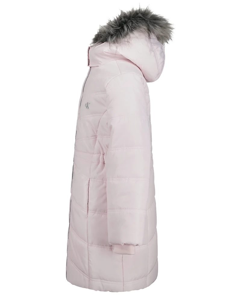 Calvin Klein Girls' 7-16 Aerial Puffer Jacket