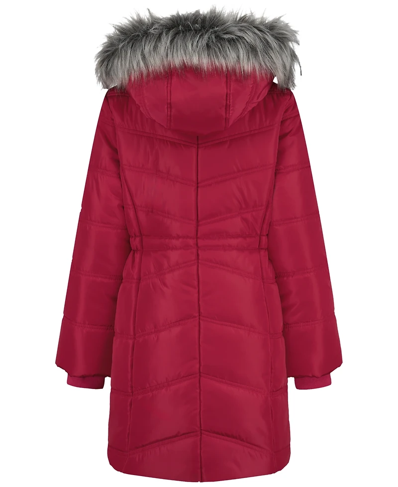 Calvin Klein Girls' 7-16 Aerial Puffer Jacket