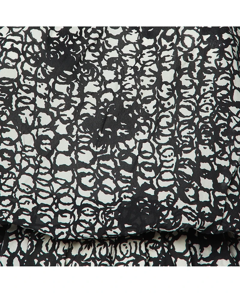 Pre-Owned Balenciaga Women's Abstract Print Silk Mini Dress