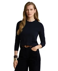 Lauren Ralph Lauren Womens Long Sleeve Crewneck Sweater