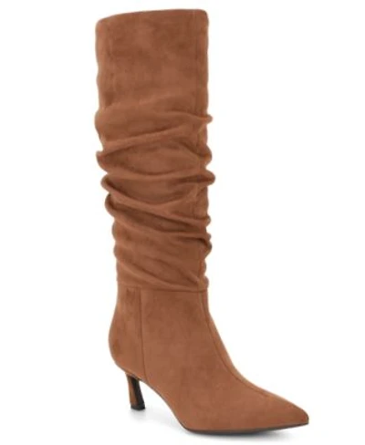 Nine West Womens Riyaa Tall Slouch Dress Boots Regular Wide Calf