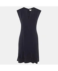Pre-Owned Chloe Women's Crepe Flounced Sleeveless Dress