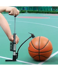 Zeny Mini Bike Pump Portable Bicycle Tire Inflator Ball Air Pump with Mount Frame For Mountain Road Bike