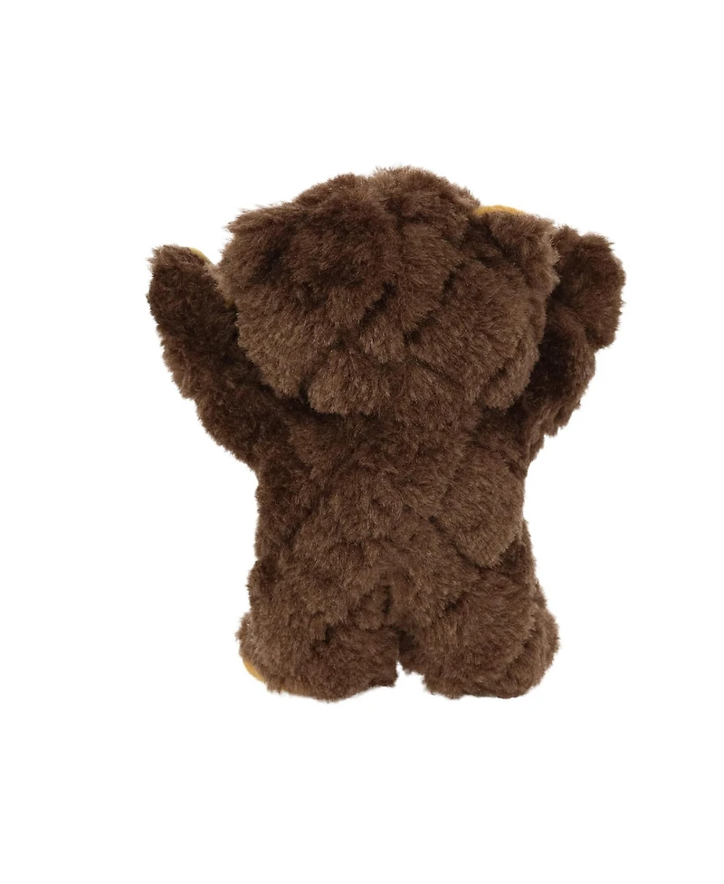 Mighty Jr Angry Animals Bear, Durable Plush Squeaky Dog Toy