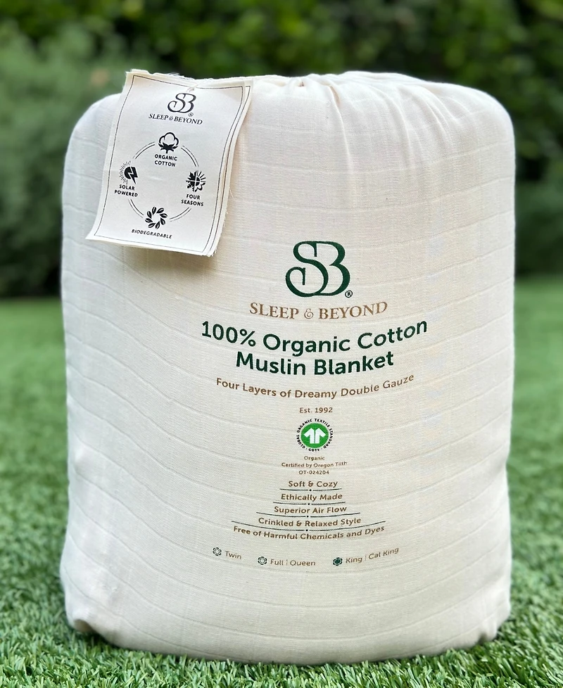 Sleep & Beyond Muslin Breathable Blanket