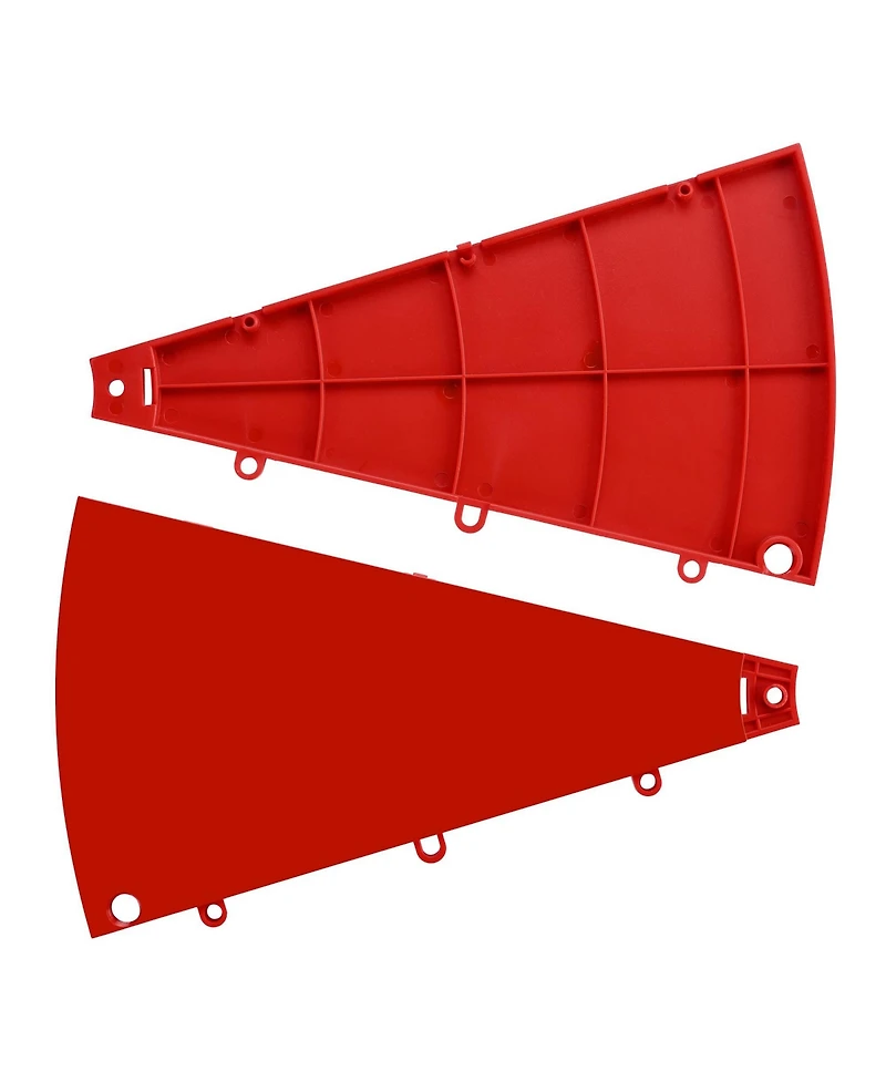 WinSpin 6 Pcs Prize Wheel Panels Dry Erase Board Red for 24" Modular Prize Wheel