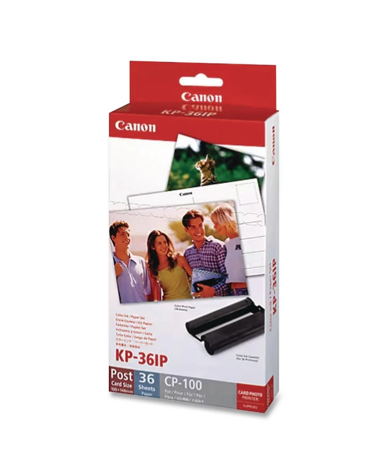 Canon Kp-36IP 4x6 Glossy Color Ink and Photo Paper Set for Cp Printers
