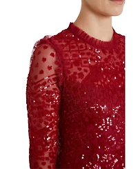 Needle & Thread Women's Aurora Long Sleeve Ballerina Midi Dress