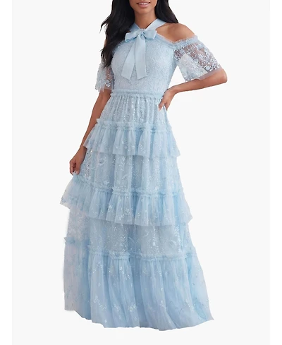 Needle & Thread Women's Primrose Tiered Maxi Gown