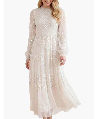 Needle & Thread Women's Clover Long Sleeve Maxi Gown