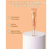 Lovery Korean Skin Care Vitamin C Eye Cream, Instant Tightening and Brightening, Firming and Depuffing Korean Under-Eye Treatment