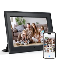 Eco4Life 7-Inch WiFi Ips Digital Picture Frame App-Controlled, Gift For Family and Parents Friends