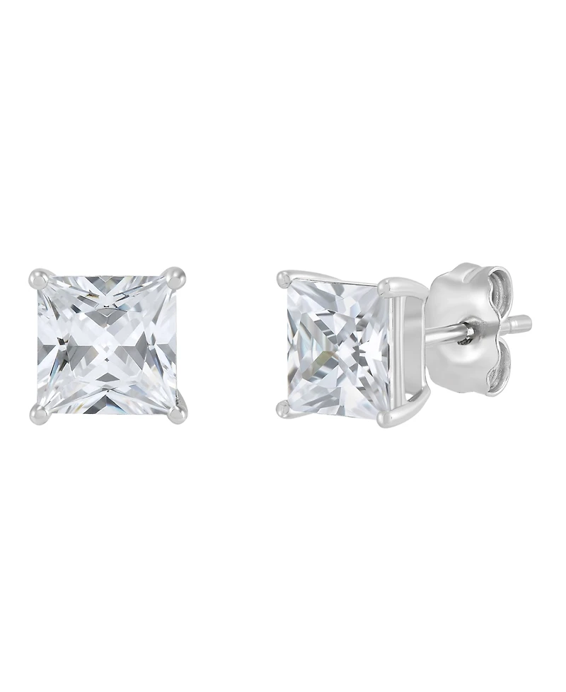 Macy's Igi Certified Lab-Grown Diamond Stud Earrings (2 ct. t.w.) in 14k White Gold