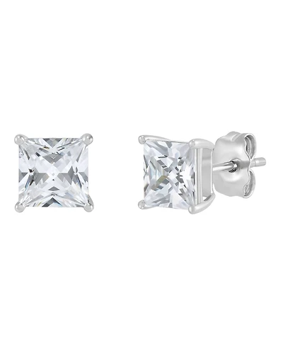 Macy's Igi Certified Lab-Grown Diamond Stud Earrings (2 ct. t.w.) in 14k White Gold
