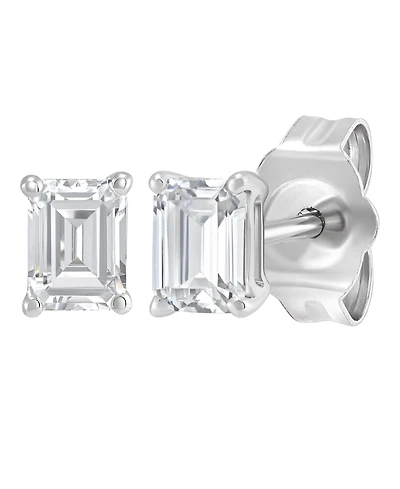 Macy's Igi Certified Lab-Grown Diamond Stud Earrings (1/2 ct. t.w.) in 14k White Gold