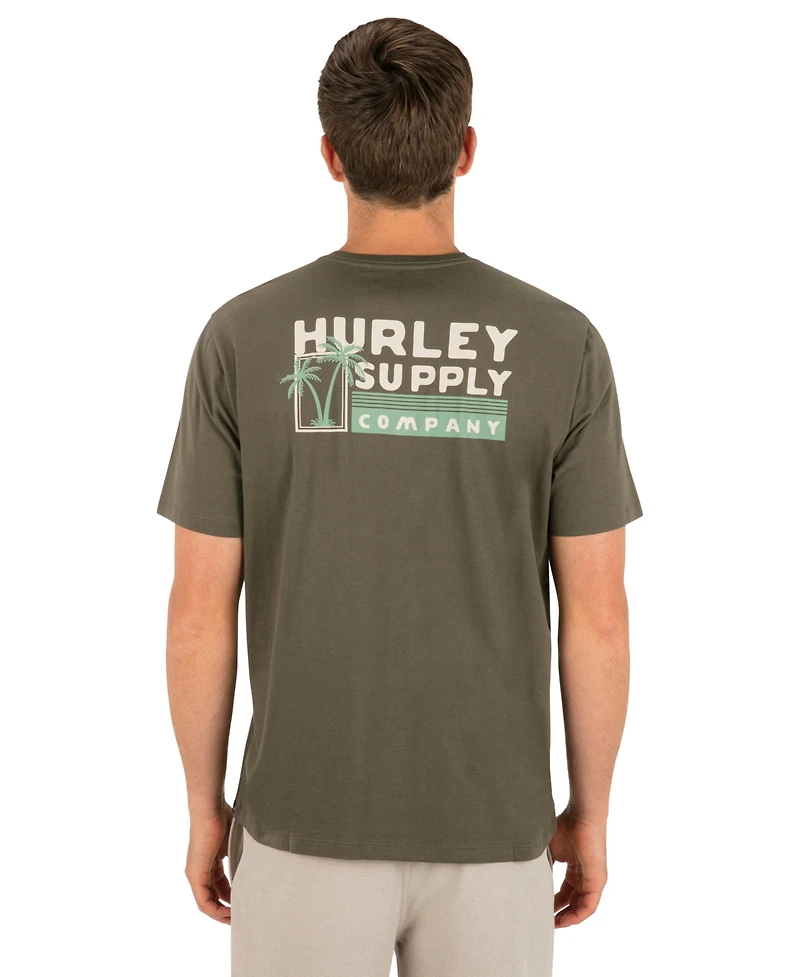Hurley Men's Logo Artwork Regular-Fit T-Shirt