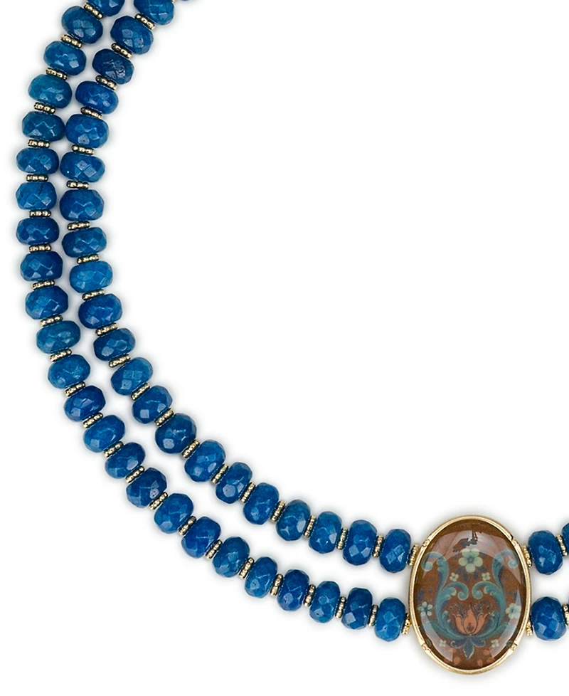 Patricia Nash Rosemailing Under Crystal Collection Strand Beaded Necklace