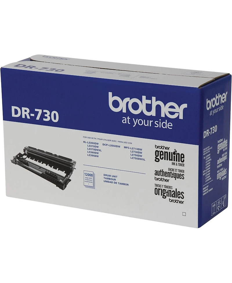 Brother Dr-730 12,000-Page Yield Drum Unit, Compatible with Brother Hl-L2370DW
