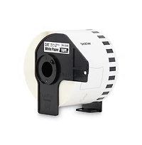 Brother DK2205 2.4 in. x 100 feet. Continuous Paper Label Tape 1Roll