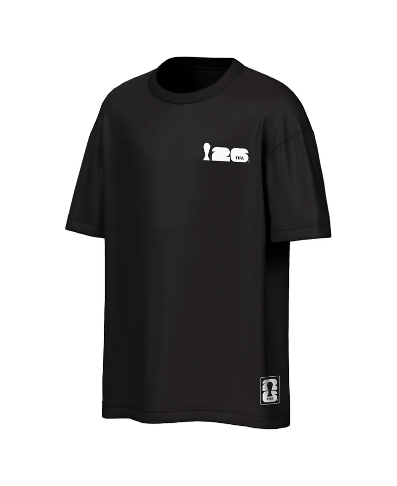 Outerstuff Men's Black Portugal Fifa World Cup 2026 Rally Oversized T-Shirt