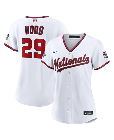 Nike Women's 2026 All-Star Game Washington Nationals James Wood White Replica Jersey