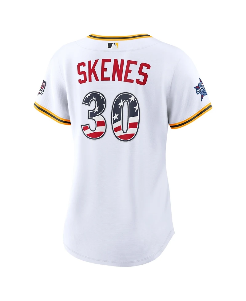 Nike Women's 2026 All-Star Edition Stars Stripes Pittsburgh Pirates Paul Skenes White Stadium Jersey