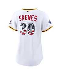 Nike Women's 2026 All-Star Edition Stars Stripes Pittsburgh Pirates Paul Skenes White Stadium Jersey