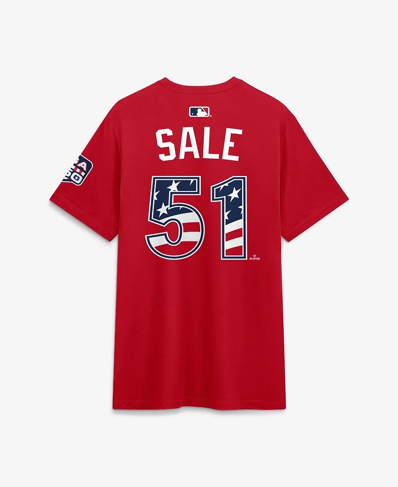 Nike Men's 2026 All-Star Game National League Chris Sale Red Name & Number T-Shirt
