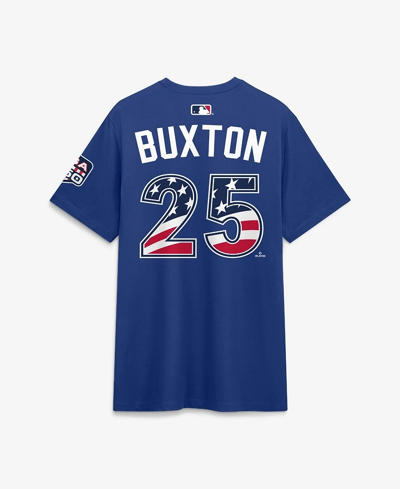 Nike Men's 2026 All-Star Game American League Byron Buxton Rush Blue Name & Number T-Shirt