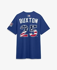 Nike Men's 2026 All-Star Game American League Byron Buxton Rush Blue Name & Number T-Shirt