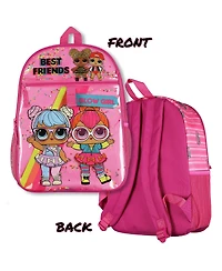 Lol Surprise! Backpack 16 Inch You Glow Girl 5 Piece Set with Detachable Lunch Box