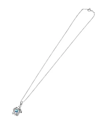 Macy's Abalone Oxidized Filigree Turtle 18" Pendant Necklace