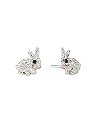Macy's Crystal Pave Bunny Stud Earrings