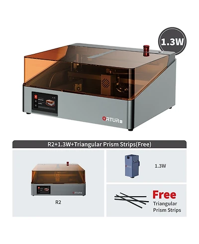 Ltmate Ortur R2 Enclosed 1.3W Laser Engraver,Smart Camera Positioning,WiFi App Control for Wood,Metal