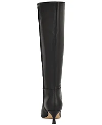Nine West Women's Somas Tall Wide Calf Kitten Heel Dress Boots
