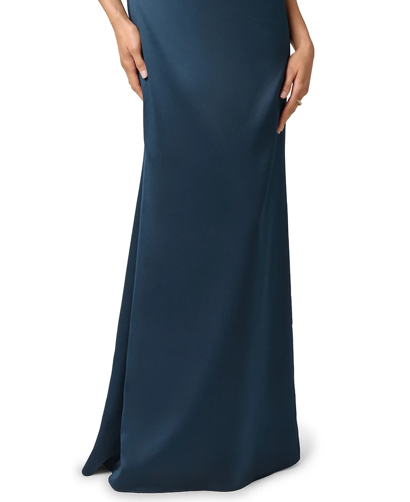 Adrianna Papell Women's Layered Bodice Gown Dress