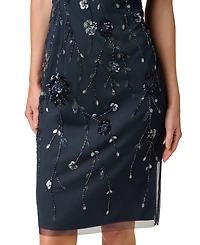 Adrianna Papell Women's Short-Sleeve Dress