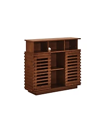 Streamdale Furniture 36.1" Farmhouse Sliding Door Sideboard Buffet and Tv Media Console