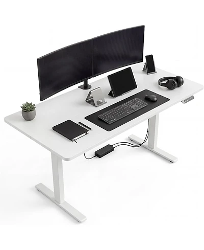 gaomon Electric Standing Desk, Height Adjustable Sit Stand Desk with Memory Presets, Home Office Computer Desk with Cable Management