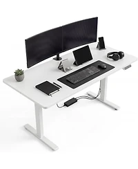 gaomon Electric Standing Desk, Height Adjustable Sit Stand Desk with Memory Presets, Home Office Computer Desk with Cable Management